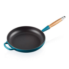 LE CREUSET 28CM SIGNATURE FRYING PAN DEEP TEAL