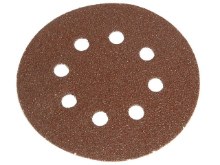 FAITHFULL HOOK & LOOP SANDING DISCS PLAIN 125MM