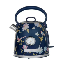 LAURA ASHLEY ELVEDEN BLUE & SILVER KETTLE