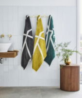 HARLEQUIN SUMI TOWELS OCHRE