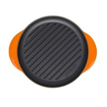 LE CREUSET 25CM CLASSIC ROUND GRILL VOLCANIC