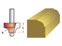 FAITHFULL ROUTER BIT TC OVOLO 16.5MM 9.5MM RAD