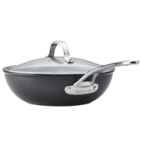 ANOLON X SEARTECH NON STICK WOK WITH LID 25CM