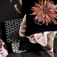 TED BAKER CHRYSANTHEMUM CUSHION 45x45CM BLACK