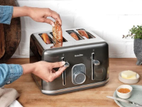 BREVILLE AURA 4 SLICE TOASTER GREY