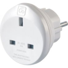 GO TRAVEL UK-EU ADAPTOR