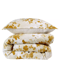 CHRISTY INK MARKS DUVET SET GOLD