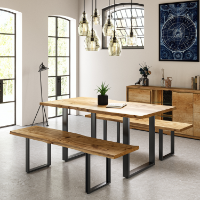 KETTLE FURNITURE LIVE EDGE 1.6M TABLE