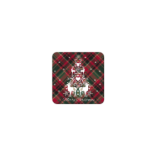 DENBY CHRISTMAS TARTAN SET OF 6 COASTERS