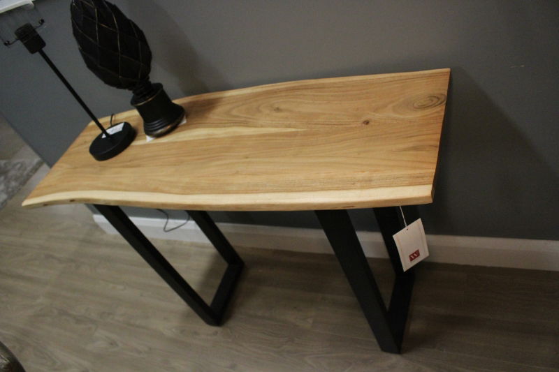 KETTLE FURNITURE LIVE EDGE CONSOLE TABLE