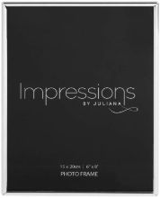 IMPRESSIONS SILVERPLATED PHOTO FRAME PLAIN THIN EDGE-6*8"