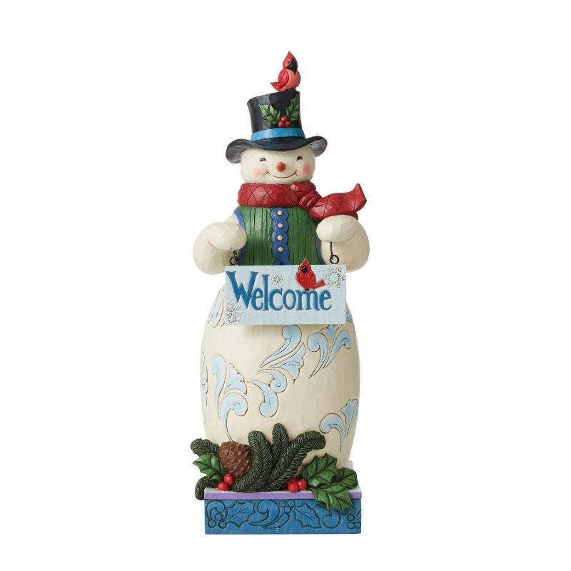 SNOWMAN WITH PLAQUE