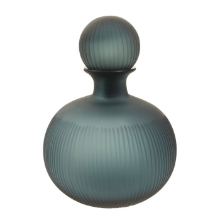 FIFTY FIVE SOUTH HIRA BLUE BOTTLE VASE