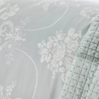 LAURA ASHLEY JOSETTE DUCK EGG DUVET SET