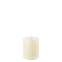 UYUNI LED PILLAR CANDLE IVORY SMOOTH