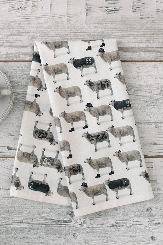 MM COUNTING SHEEP TEA TOWEL