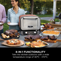 NINJA WOOD FIRE ELECTRIC OUTDOOR OVEN-ARTISAN PIZZA MAKER AN