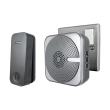 UNI-COM PLUG-IN DOOR CHIME WITH KINETIC BELL PUSH