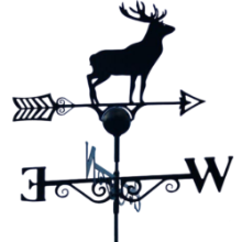 POPPYFORGE STAG WEATHERVANE