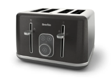 BREVILLE AURA 4 SLICE TOASTER GREY