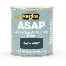 RUSTINS ASAP SATIN GREY 500ML