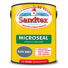 SANDTEX MASONRY PAINT SMOOTH MICROSEAL - SLATE GREY