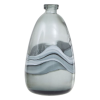 FIFTY FIVE SOUTH HALLA GREY BOTTLE VASE