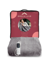 DREAMLAND LARGE VELVET SNUGGLE UP THROW, GREY