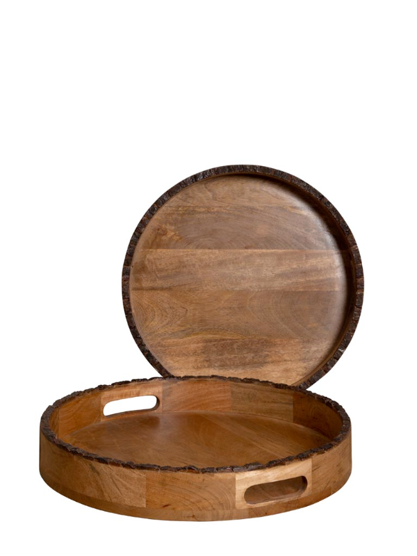 CHEHOMA ROUND TRAYS FOREST SMALL