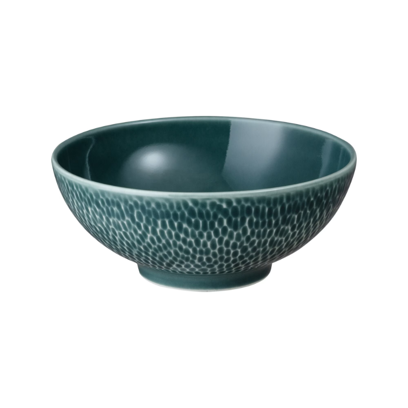 DENBY CARVE CEREAL BOWL GREEN