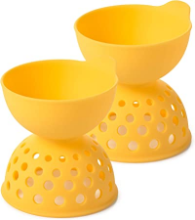 OXO GOOD GRIPS 2-PIECE SILICONE EGG POACHING SET