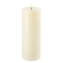 UYUNI LED PILLAR CANDLE IVORY SMOOTH