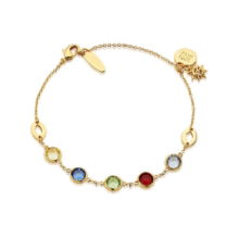 NEWBRIDGE BRACELET WITH COLOURED STONES