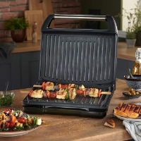 GEORGE FOREMAN GRAPHITE STEEL 7 PORTION GRILL