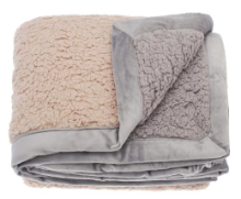 WALTON COSY SHERPS THROW BLUSH 130*170CM