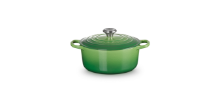 LE CREUSET ROUND CASSEROLE 20 BAMBOO GREEN