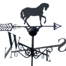 POPPYFORGE HORSE WEATHERVANE