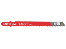 FAITHFULL JIGSAW BLADES (5) METAL T127D