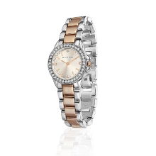 NEWBRIDGE ROSE GOLD SILVERPLATE WATCH ROUND