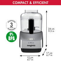 MAGIMIX MICRO MINI CHOPPER SATIN