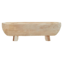 FIFTY FIVE SOUTH ARLO NATURAL OVAL DOUGH BOWL