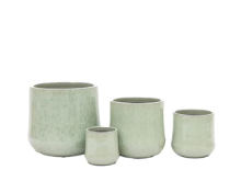 WOODLODGE ALLEGRA GREEN POTS