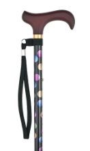 CHARLES BUYERS ADJUSTABLE MULTI DOTTY PATTERNED STICK