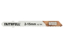 FAITHFULL JIGSAW BLADES (5) WOOD T119B