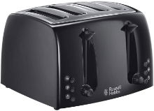 RUSSELL HOBBS BLACK TOASTER