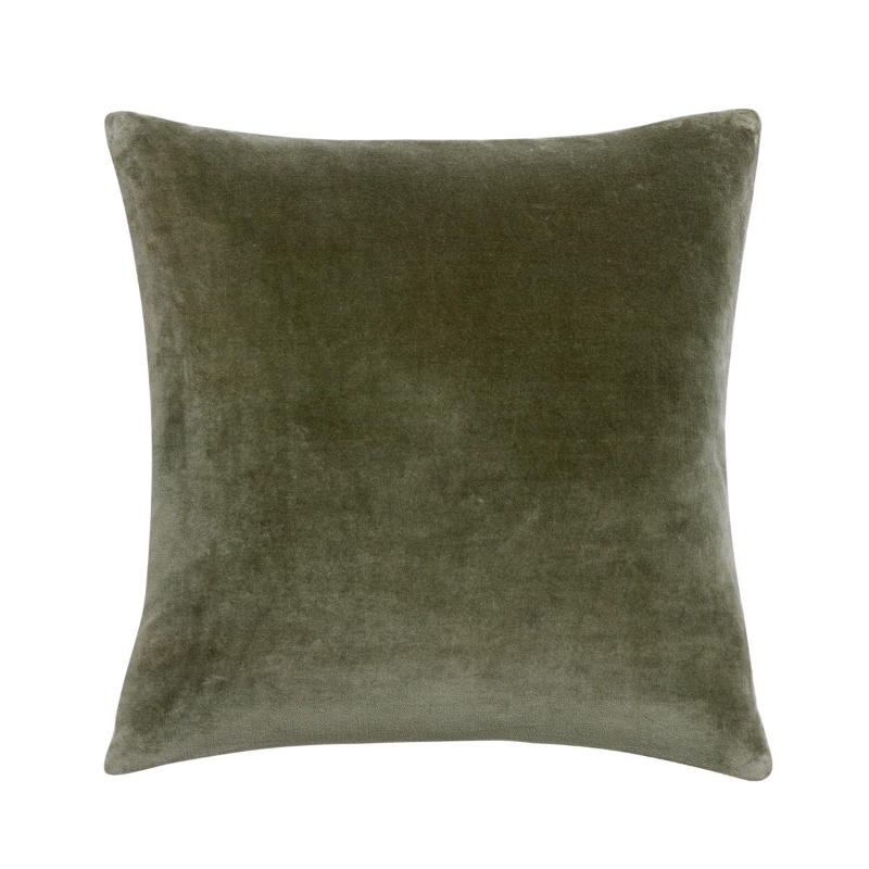 CHRISTY JAIPUR SQUARE OLIVE CUSHION