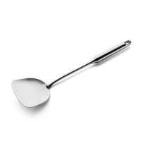 SABATIER PROFESSIONAL SATIN BRUSHED STAINLESS STEEL ORIENTAL WOK TURNER