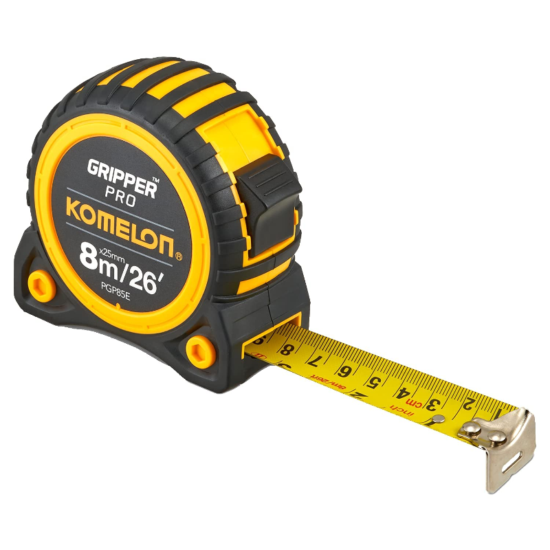 KOMELON GRIPPER 8M/26FT SINGLE TAPE MEASURE