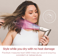 SHARK FLEXSTYLE 4-IN-1 AIR STYLER & HAIR DRYER FOR STRAIGHT & WAVY HAIR - STONE HD430SLUK