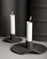 STOREFACTORY EKARP-LARGE DARK GREY CANDLESTICK